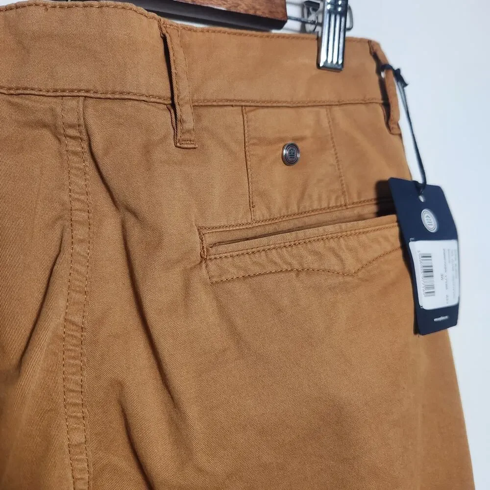 Serge‎ Blanco 702 Chino Pants 30x33 Bronze Brown Men Workwear Office Casual NEW